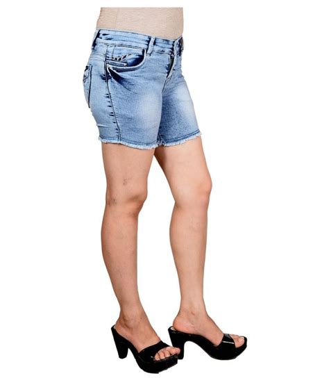 Buy Rj Fashion Denim Hot Pants Blue Online At Best Prices In India