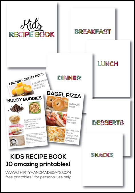 There's nothing as comforting as a home cooked meal, especially when it's a the classic recipe embellishment pack comes installed in the software, and you can download in the kitchen and. Kids Recipe Book