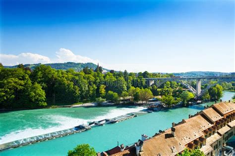 Aare River In Bern Stock Photos Image 34659403