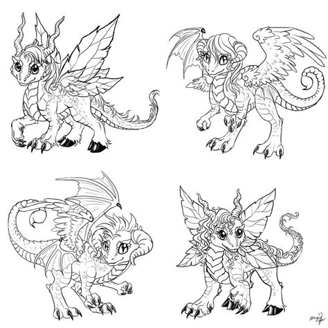 Chibi Dragons Commission By Yuumei On Deviantart