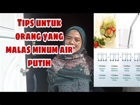 Dehidrasi adalah akibat kurang minum air putih yang paling jelas. TIPS UNTUK ORANG YANG MALAS MINUM AIR PUTIH - YouTube