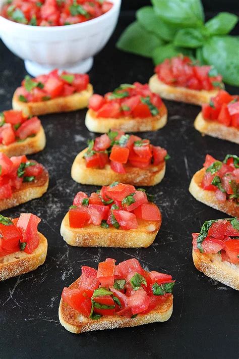 Easy Bruschetta Is The Perfect Appetizer For Any Party