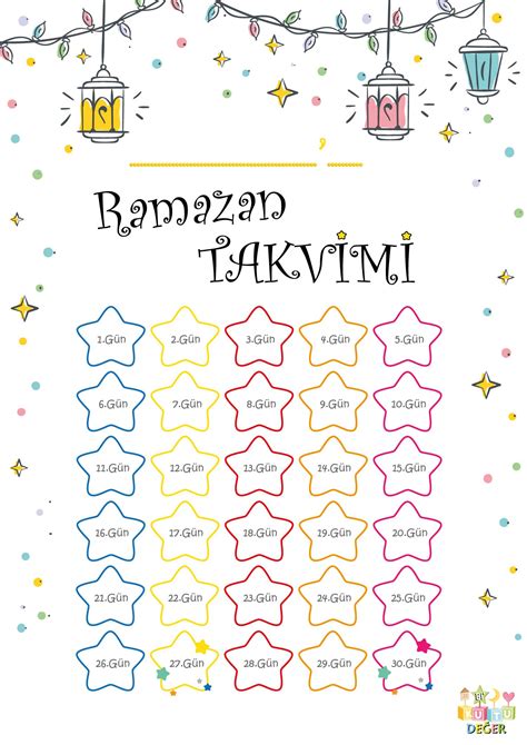 Ramazan Takvimi Ramadan Activities Ramadan Kids Ramadan Crafts