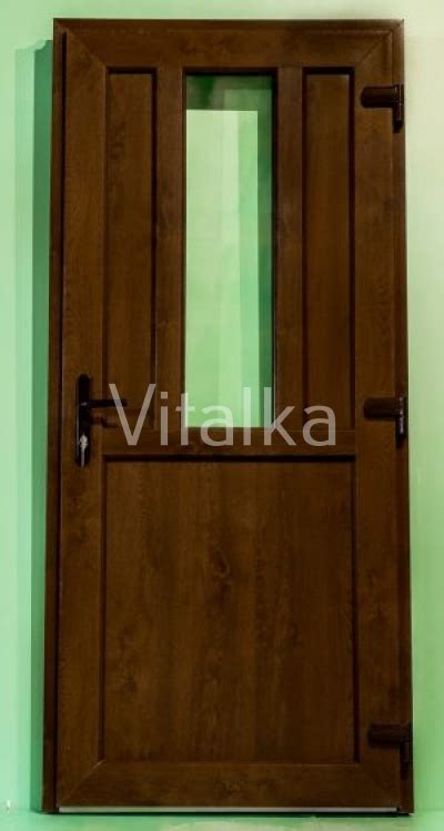 Входные двери ПВХ, 3 номер, орех - Vital-Ka SIA