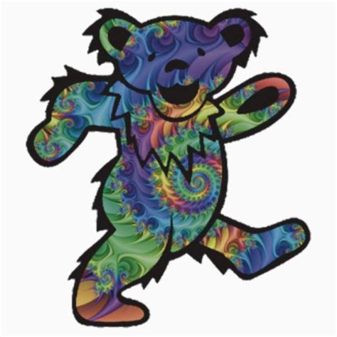 Grateful Dead Dancing Bear Trippy Grateful Dead Dancing Bears