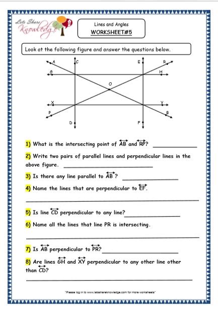 The types of angles worksheet sheet comes in two parts. Grade 4 Maths Resources (8.1 Geometry - Revising Different ...