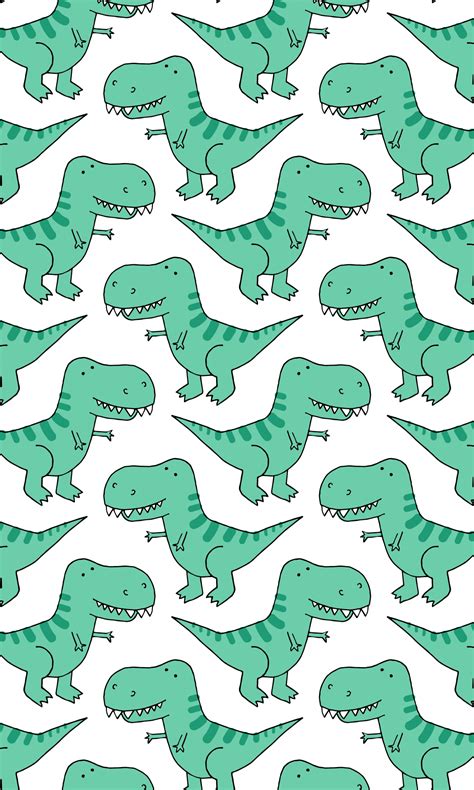 Cute Dinosaur Pattern Wallpapers Top Free Cute Dinosaur Pattern