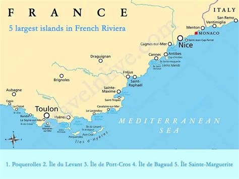 Maps Of Riviera In France Travel And Live