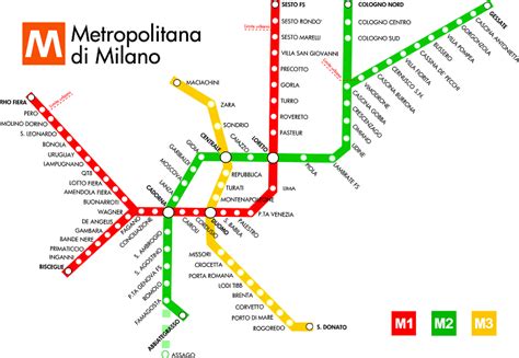 Milan Attractions Map Free Pdf Tourist Map Of Milan Printable City