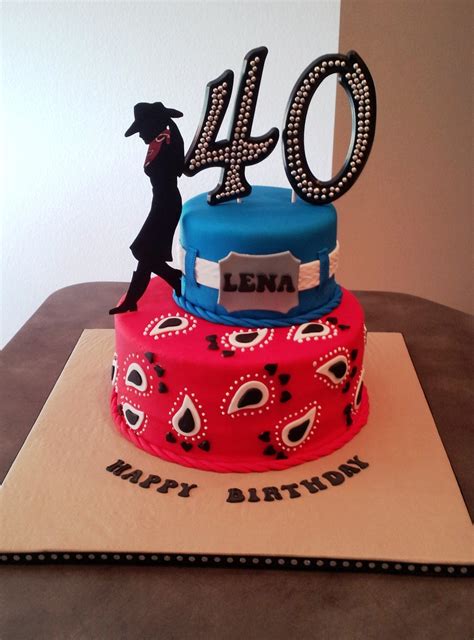 It looks like a big cupcake with rosette details on top! My First Two Tiered Cake The Request Was For A Western Themed 40Th Birthday I Had Free Rein On ...