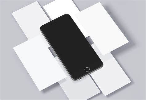 Download Free iPhone & Mobile Screens Mockups (PSD)