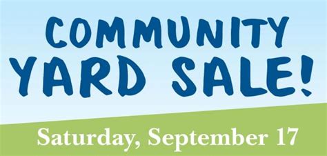 Fpc Community Yard Sale First Parish Church Of Stow And Acton