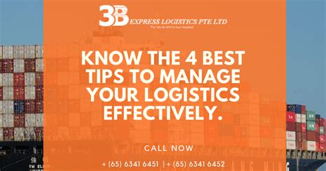 Know The 4 Best Tips To Manage Your Logistics Effectively