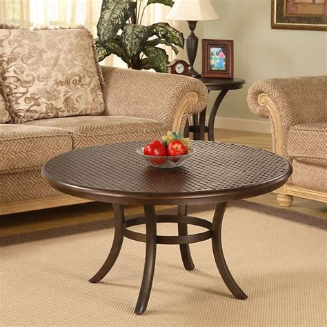 Our beverly coffee table is hand woven of natural rattan with lattice apron, wrapped joints and tempered glass top. Hammered Metal Coffee Table - 10751299 - Overstock.com ...