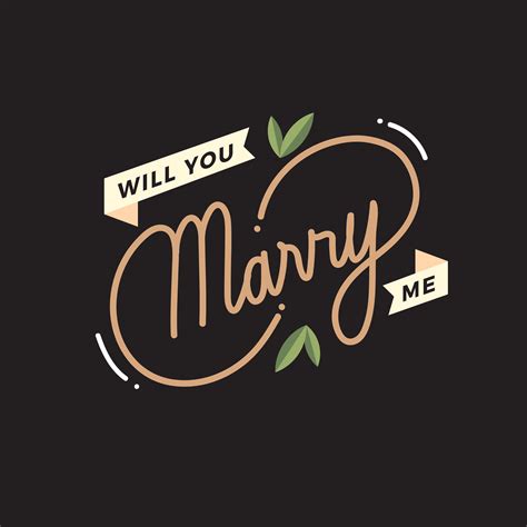 Will You Marry Me Letter 240729 Vector Art At Vecteezy