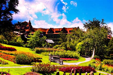 Maybe you would like to learn more about one of these? Mohonk Mountain House Garden Photograph by Michael Ray