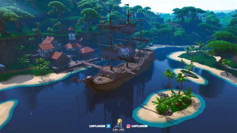 49 Top Photos Fortnite Background Lazy Lagoon Fortnite Pirate Ship