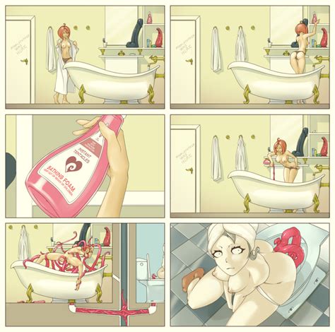 Rule 34 Bath Bathroom Bathtub Comic Dildo Medium Breasts Nude Panels