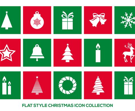 Christmas Icon Collection Vector Art And Graphics