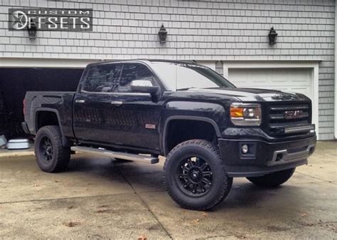 Wheel Offset 2014 Gmc Sierra 1500 Aggressive 1 Outside Fender