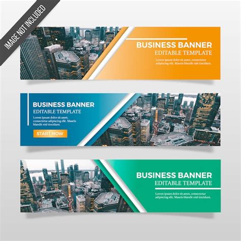 Free Vector Business Banners Template