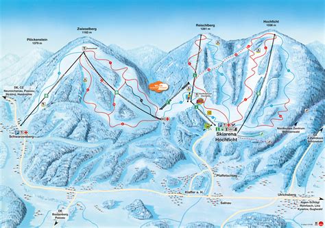 Pistenplan Hochficht Offene Lifte Pisten Skipanorama