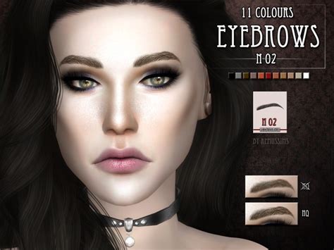 Sims 4 Ccs The Best Eyebrows Remussirion