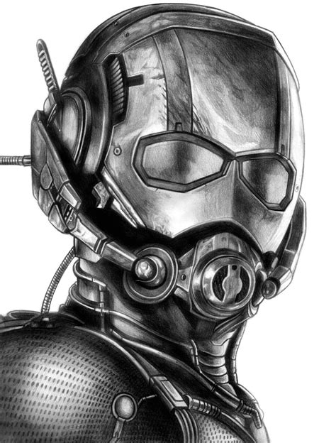 Ant Man By Soulstryder210 Iron Man Drawing Fan Art Drawing Character