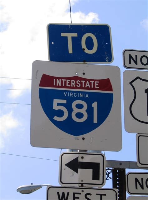 Virginia Interstate 581 State Highway 118 State Highway 101 And U