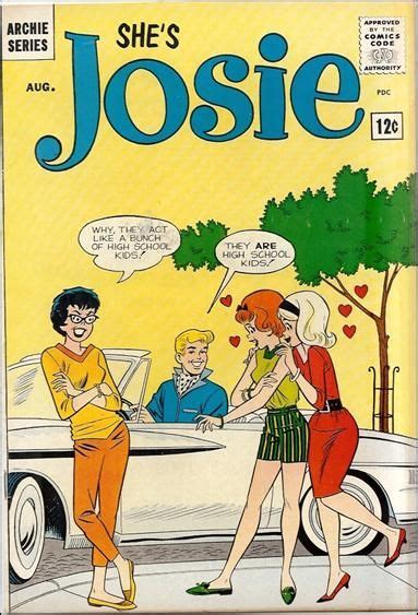 dan decarlo she s josie aug 1963 josie and the pussycats archie comics characters comic