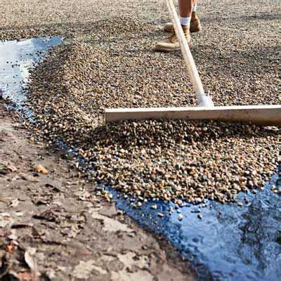 An asphalt driveway should be a minimum of 6 months old prior to sealing. How to Create a Low-Maintenance, All-Gravel Driveway | Gravel driveway, Driveway landscaping ...