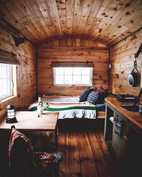 Cozy Tiny House In Quebec Imgur Tiny House Cabin Tiny Cabins