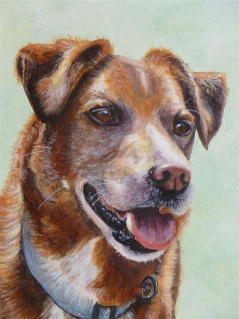 Custom Made Hand Painted Pet Portrait Cooper Pet Portraits Hand