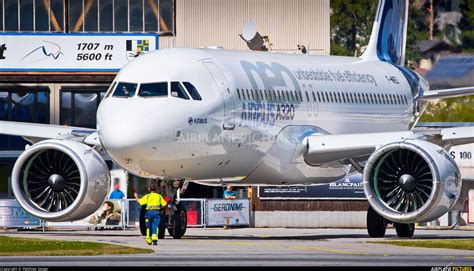 F Wneo Airbus Industrie Airbus A320 Neo At Samedan Engadin Photo