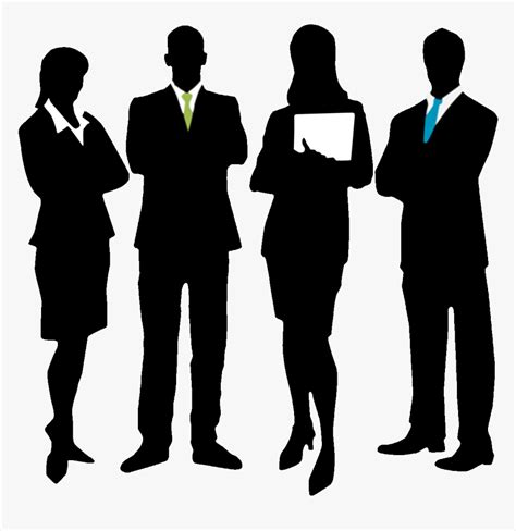 Silhouette Office Workers Vector Png Transparent Png Transparent Png