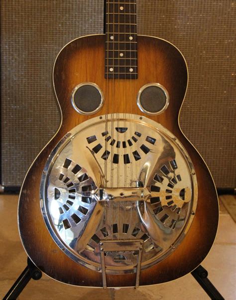 Dobro Resonator 1930 Sunburst Guitar For Sale AJ's Music & Vintage Guitars