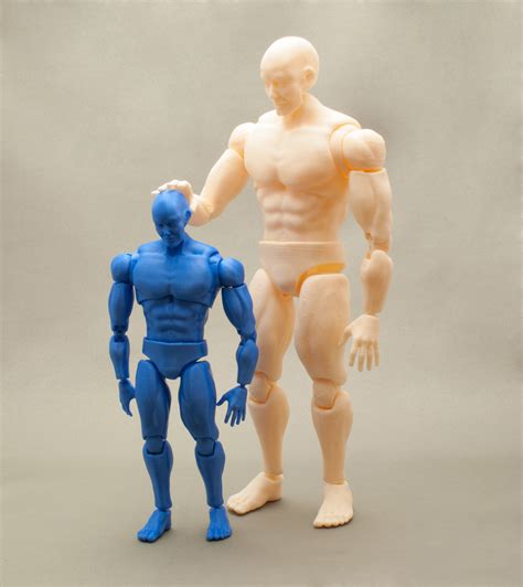 Artstation Articulated Poseable Male Figure 3d Print Ready Resources