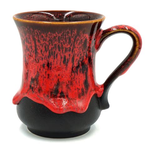Handmade Mugs Ceramic Set Of Coffee Tea Mug Pottery Black Etsy