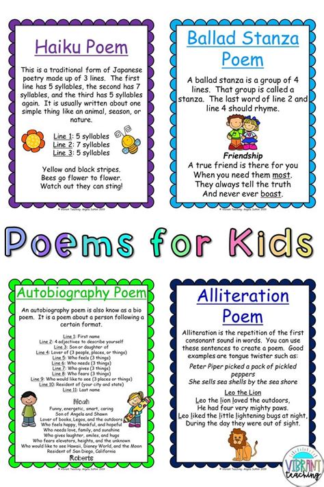 Poetry Activities Haiku Poems For Kids Poetry For Kids Poetry Unit