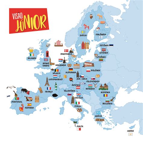 Visão | Mapa da União Europeia
