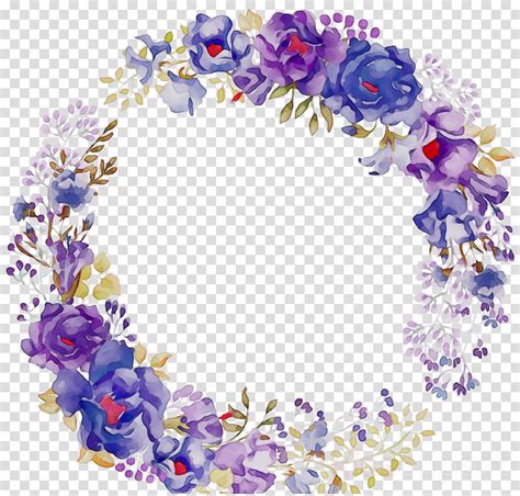 Purple Flower Wreath Clipart 10 Free Cliparts Download Images On
