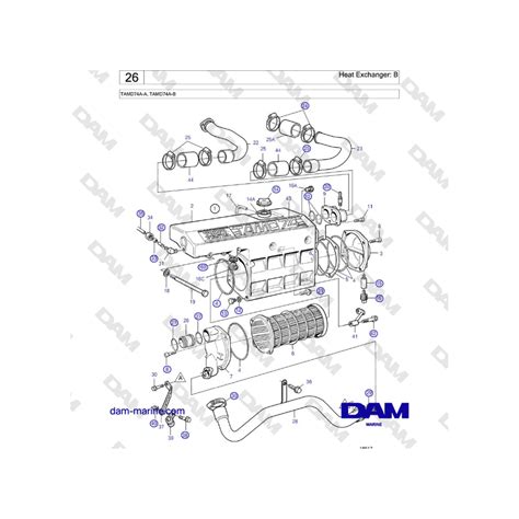 Volvo Penta Tamd74 Heat Exchanger B