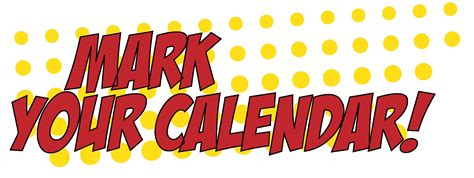 Mark Your Calendar Clipart