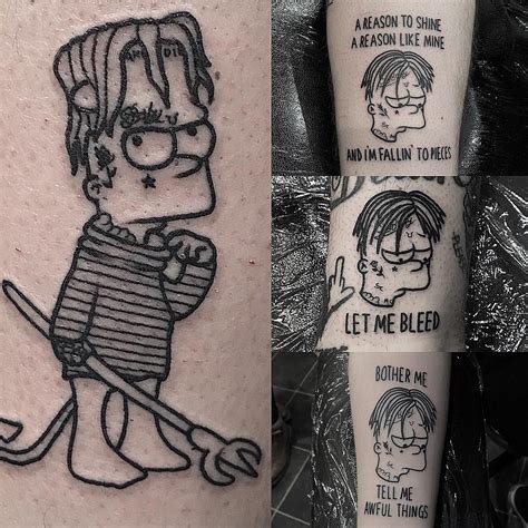 Happy Peep Day Lil Peep Tattoos Lil Peep Hellboy Mini Tattoos