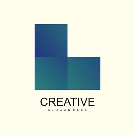Premium Vector Design Logo With Level Creative Box Grid Element Concept