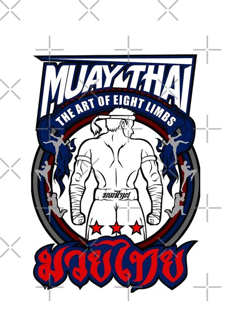 Muay Thai Fighter Strong Back Thailand Martial Art T Shirt By Lu K