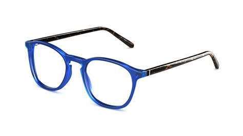 Specsavers Mens Glasses Rebble Blue Round Plastic Acetate Frame £70 Specsavers Uk