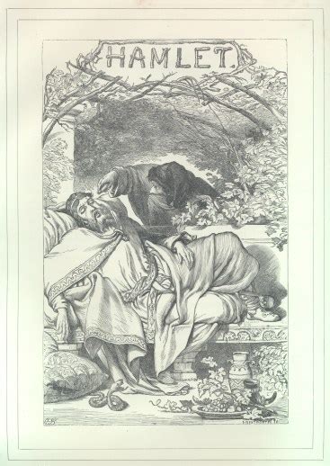 Hamlet Full Page Introductory Illustration Victorian Illustrated