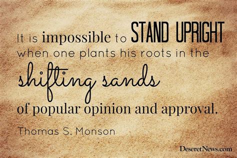 President Thomas S Monson Be Strong And Of A Good