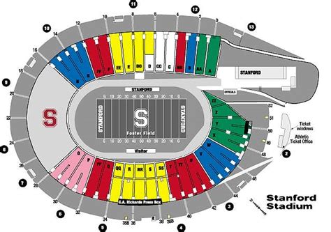 Seating Chart For Stanford Stadium A Visual Reference Of Charts